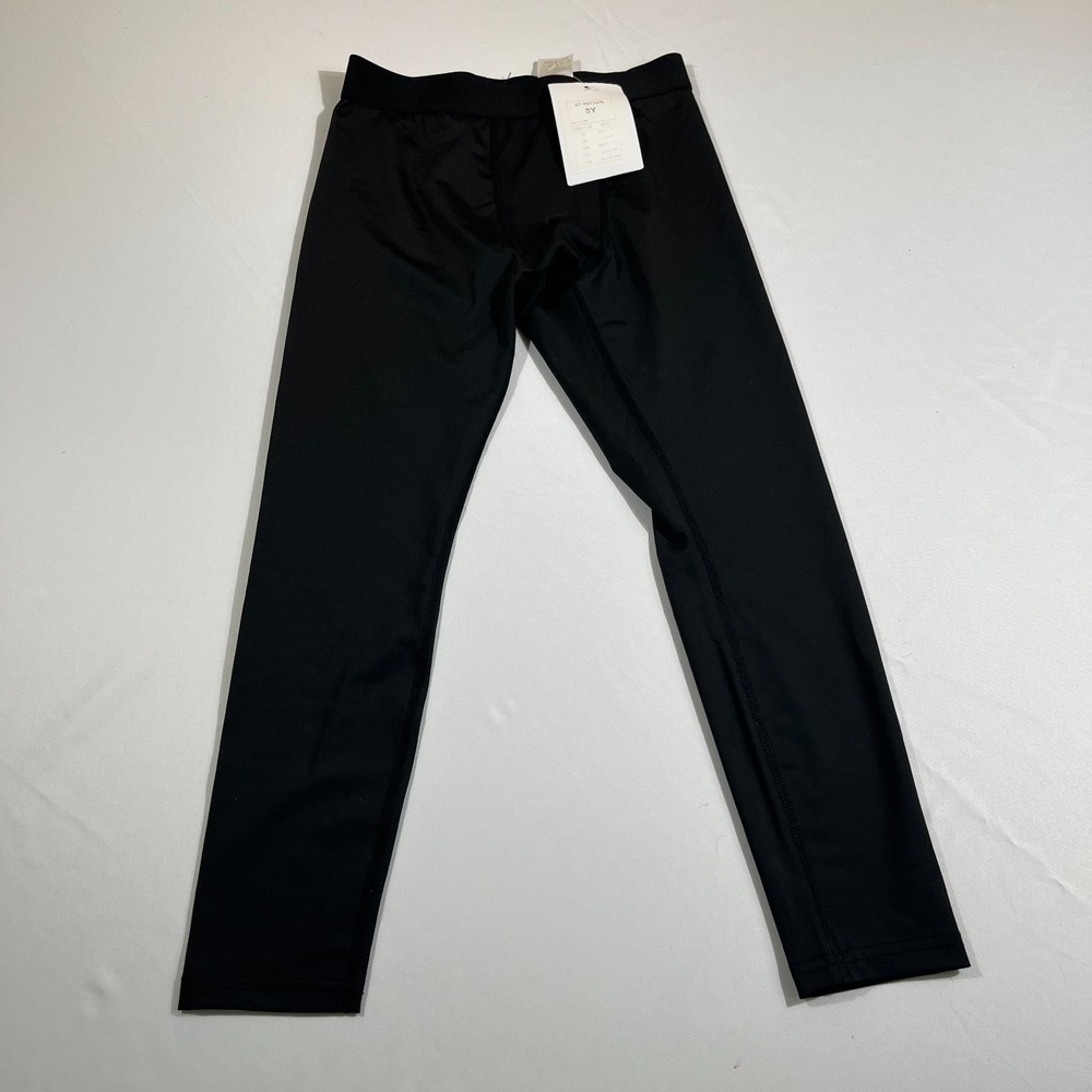 SHEIN SZ-YUCHEN Kids Compression Leggings Black Size 8Y Base Layer NWT